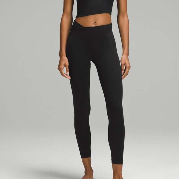 Lululemon Athletica Women's Align Asymmetrical-Waist Pant 25" Black - Picture 1 of 8